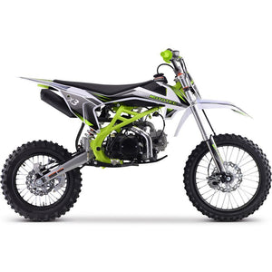 Gas Dirt Bike - MotoTec X3 125cc 4-Stroke Gas Dirt Bike Green