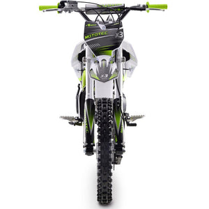 Gas Dirt Bike - MotoTec X3 125cc 4-Stroke Gas Dirt Bike Green