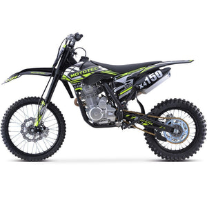 Gas Dirt Bike - MotoTec X4 150cc 4-Stroke Gas Dirt Bike Black