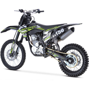 Gas Dirt Bike - MotoTec X4 150cc 4-Stroke Gas Dirt Bike Black