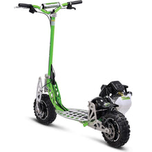 Load image into Gallery viewer, Gas Scooters - MotoTec UberScoot Evo-70x Green Speed Gas Scooter