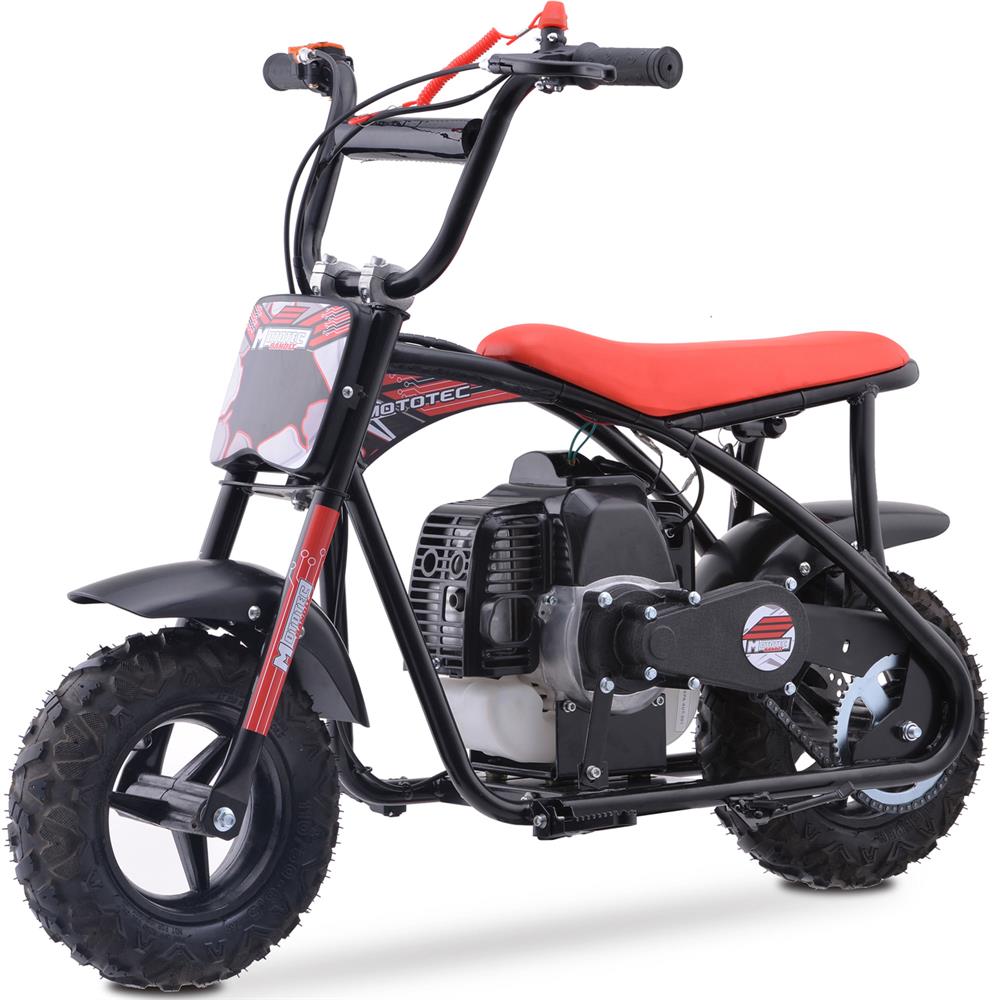 MotoTec Bandit 52cc 2-Stroke Kids Gas Mini Bike