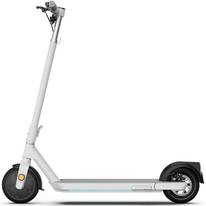 mototec okai neon 36v 250w lithium electric scooter white left side