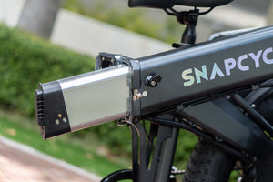 Snapcycle S1 Electric Folding Fat Tire Bike Detachable Hidden Battery